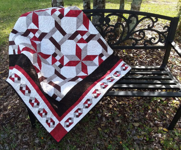 Moroccan Star Quilt Digital Pattern